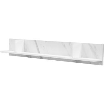 Półka SCALI VR02 biały / biały marmur