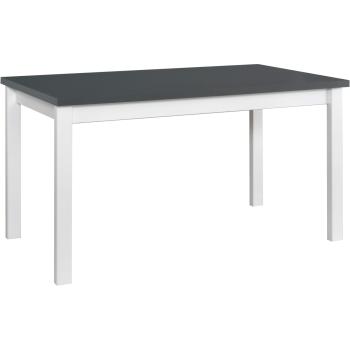 Stół DS39 92x160/200 grafit laminat / biały