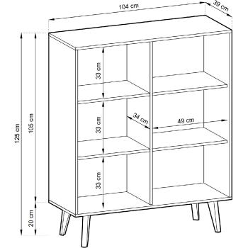 Wymiary: Komoda WILLO 03